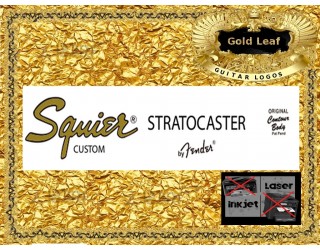  Squier Stratocaster Custom Guitar Decal #88g